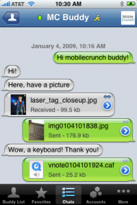 Beejive IM 2.0, ICQ и аудио сообщения для iPhone iphone